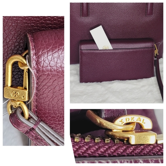 Tory Burch Set Convertible Tote Wristlet Wallet - Picture 10 of 16